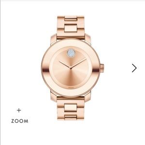 Movado Opened Box Rose Gold Watch